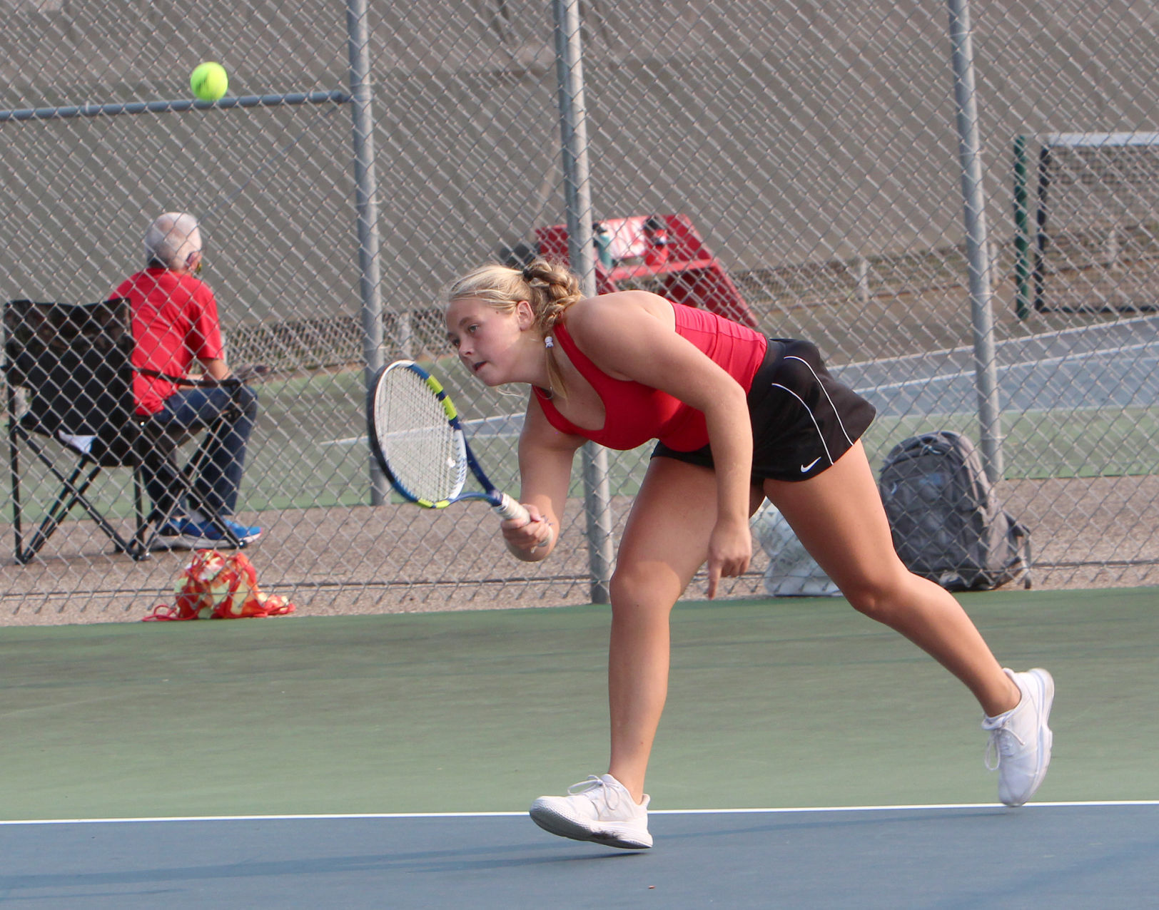 Menomonie at Chippewa Falls girls tennis 9-15-20